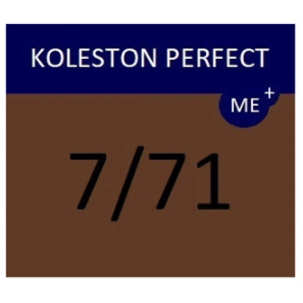 WELLA PROFESSIONALS KOLESTON PERFECT ME+ - Hair colour, 7/71 - MEDIUM BLONDE ASH BROWN