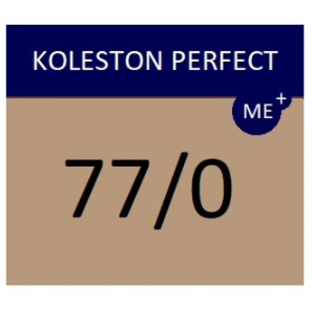 WELLA PROFESSIONALS KOLESTON PERFECT ME+ - Hair colour, 77/0 - INTENSE MEDIUM BLONDE