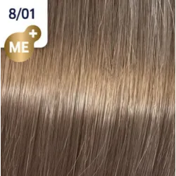 WELLA PROFESSIONALS KOLESTON PERFECT ME+ - Hair colour, 8/01 - LIGHT NATURAL ASH BLONDE