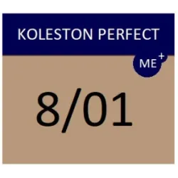 WELLA PROFESSIONALS KOLESTON PERFECT ME+ - Hair colour, 8/01 - LIGHT NATURAL ASH BLONDE
