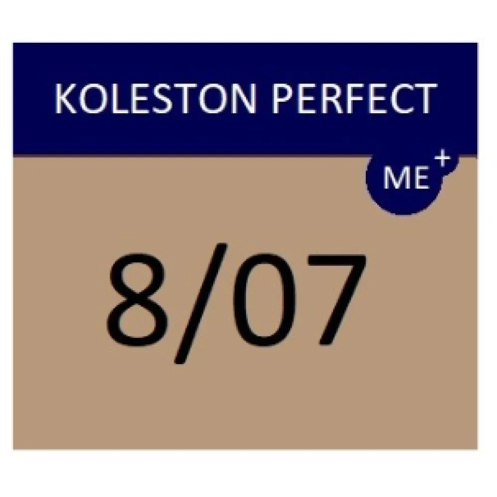WELLA PROFESSIONALS KOLESTON PERFECT ME+ - Hair colour, 8/07 - LIGHT BLONDE NATURAL BROWN