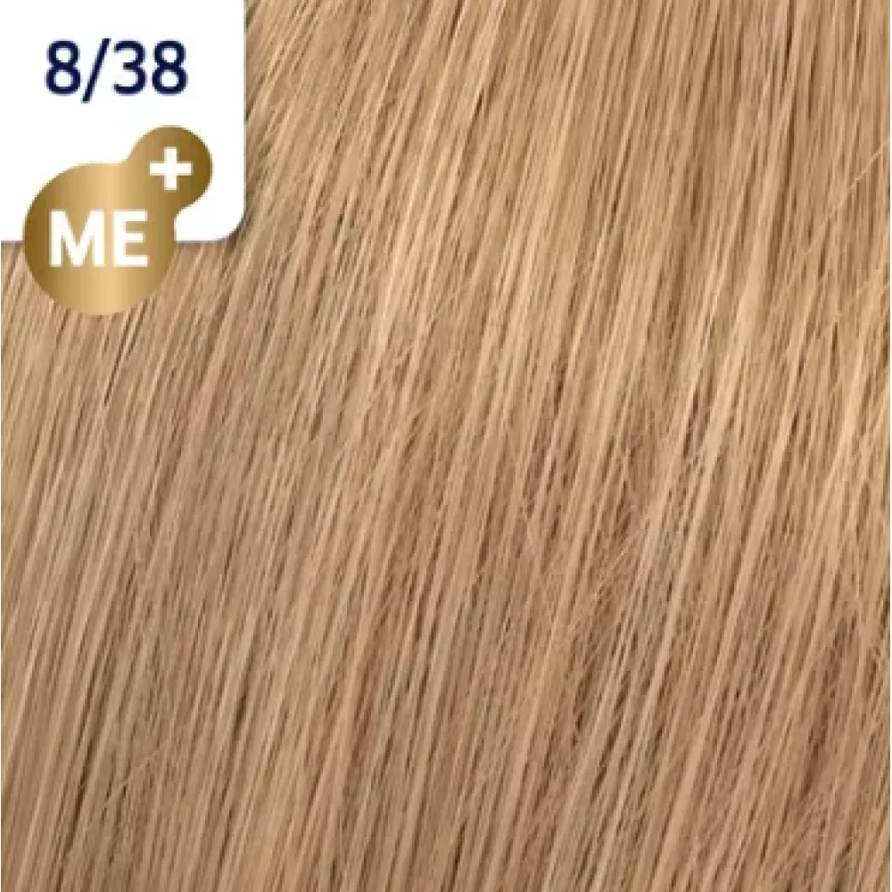 WELLA PROFESSIONALS KOLESTON PERFECT ME+ - Hair colour, 8/38 - LIGHT BLONDE GOLDEN PEARL