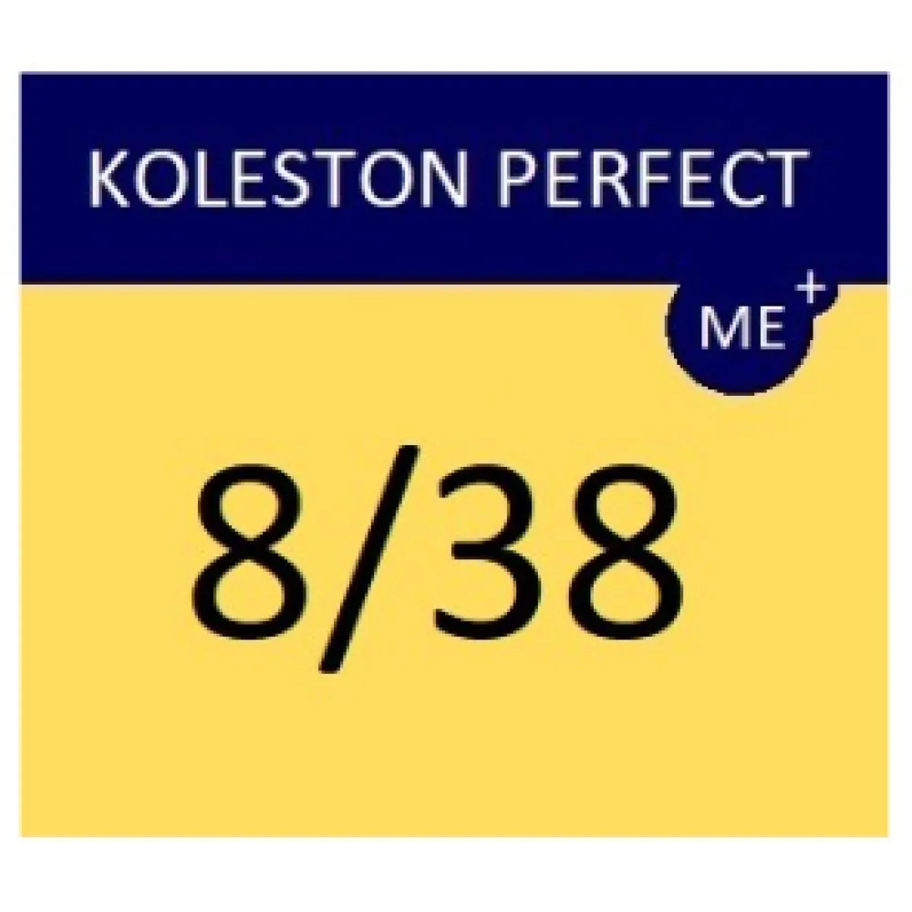WELLA PROFESSIONALS KOLESTON PERFECT ME+ - Hair colour, 8/38 - LIGHT BLONDE GOLDEN PEARL