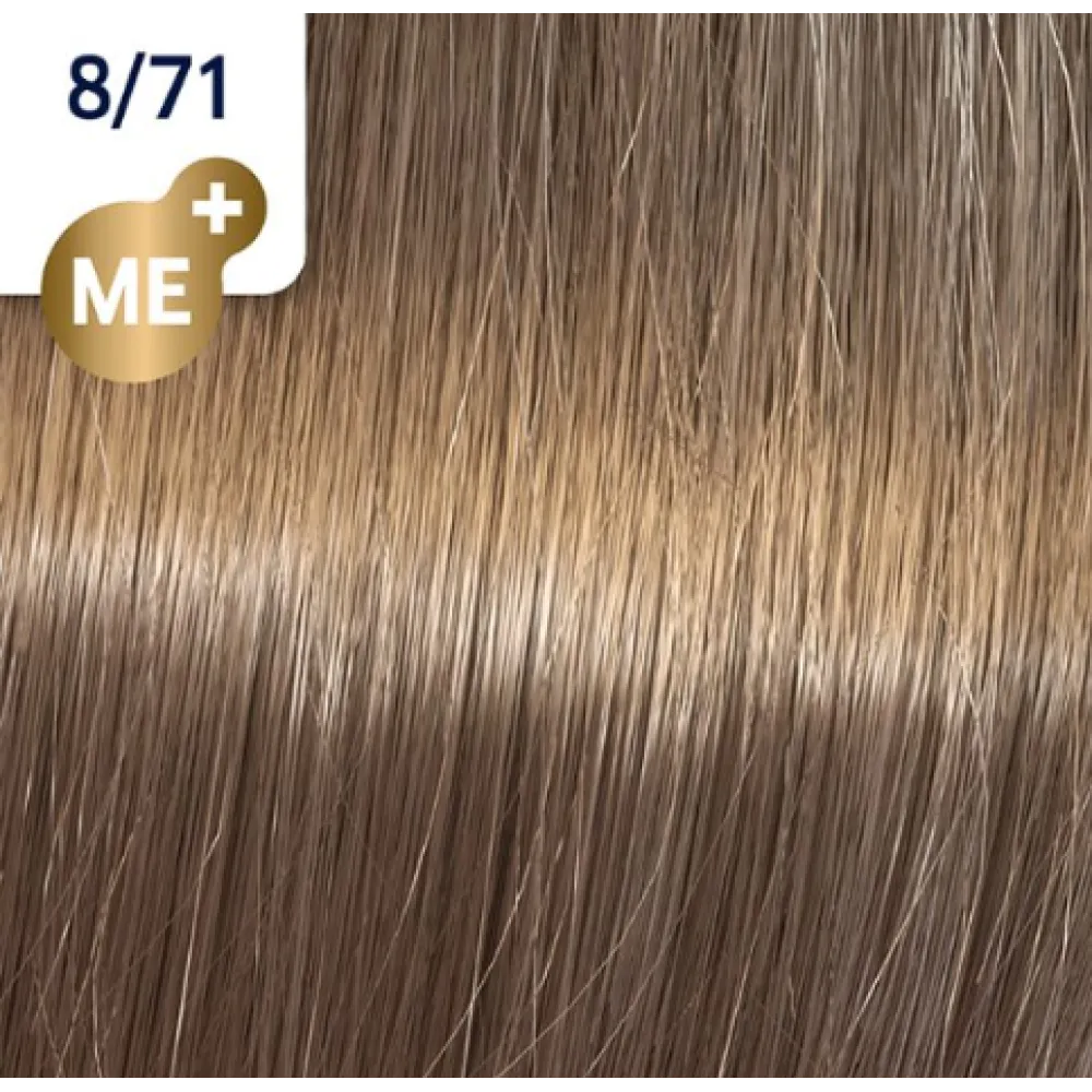 WELLA PROFESSIONALS KOLESTON PERFECT ME+ - Hair colour, 8/71 - LIGHT BLONDE ASH BROWN