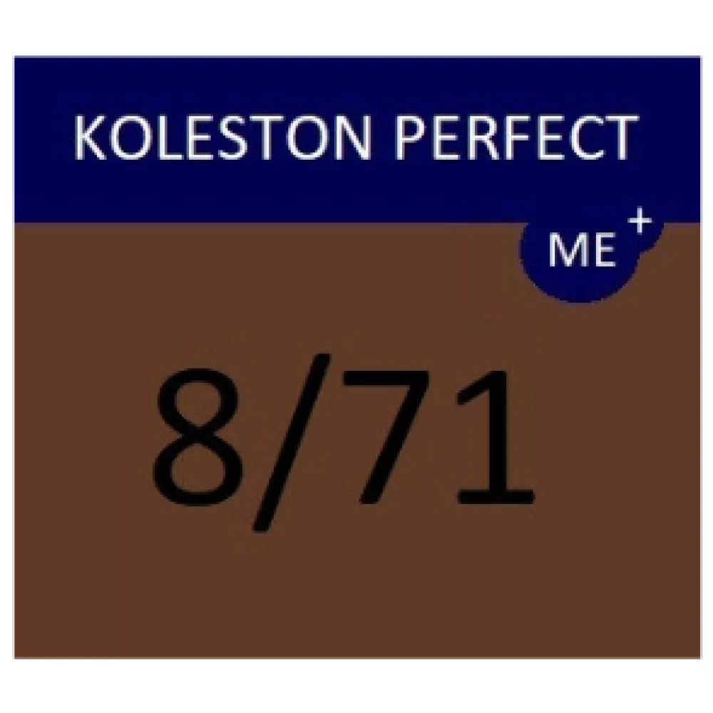 WELLA PROFESSIONALS KOLESTON PERFECT ME+ - Hair colour, 8/71 - LIGHT BLONDE ASH BROWN