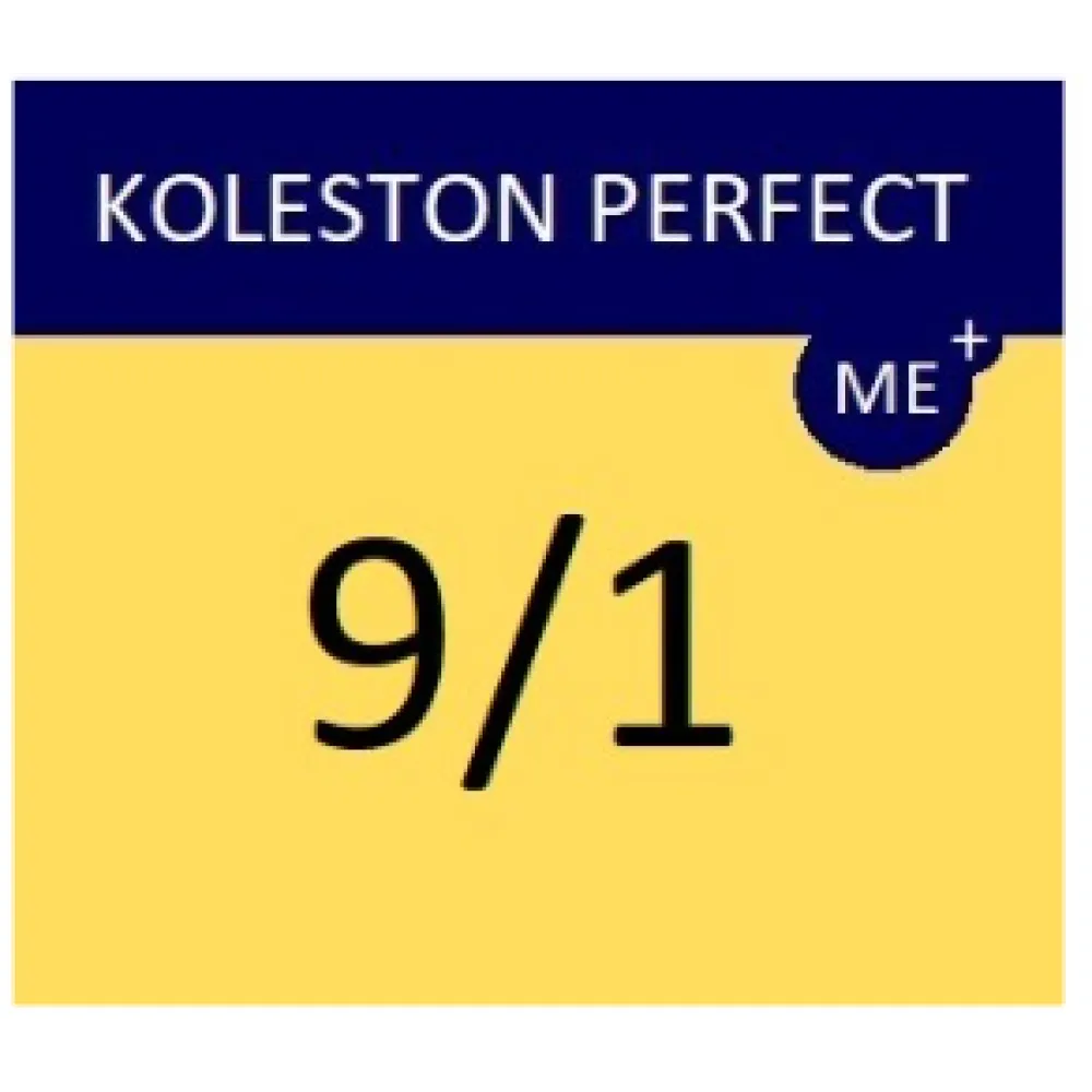 WELLA PROFESSIONALS KOLESTON PERFECT ME+ - Hair colour, 9/1 - VERY LIGHT ASH BLONDE