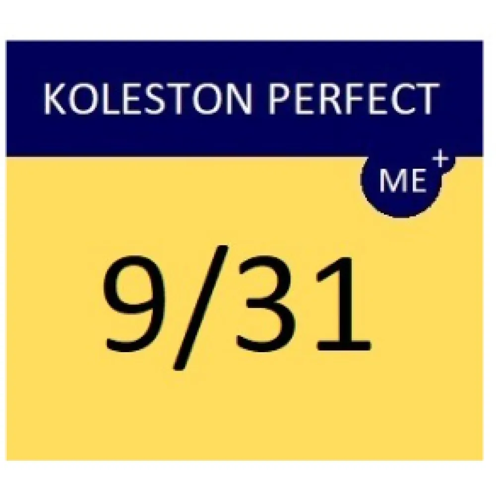 WELLA PROFESSIONALS KOLESTON PERFECT ME+ - Hair colour, 9/31 - VERY LIGHT GOLDEN ASH BLONDE