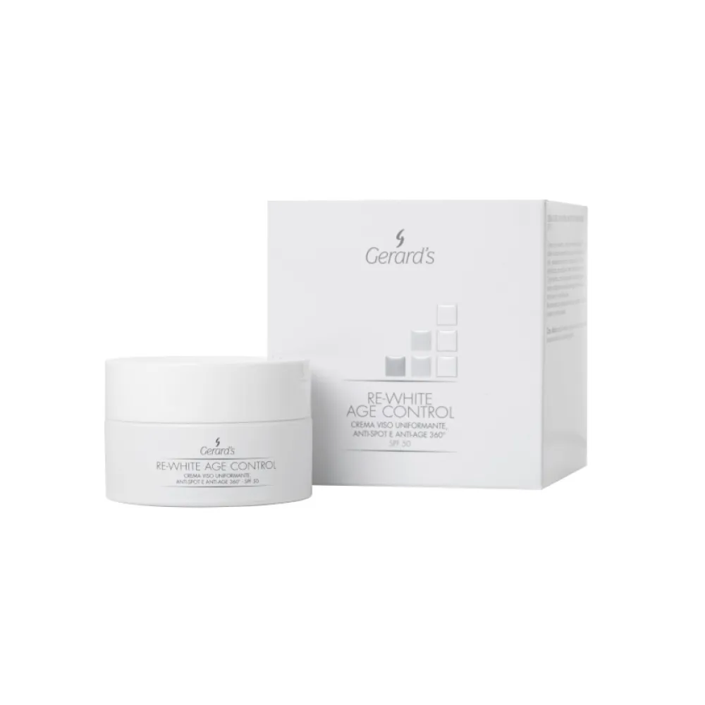 GERARD'S RE-WHITE AGE CONTROL Anti Spot and Anti Age face cream, SPF 50, 100ml (PFAREW580)