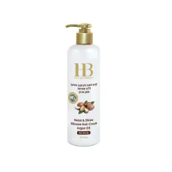 H&B Moist & Shine Argan Oil Hair Cream No-Rinse, 400ml