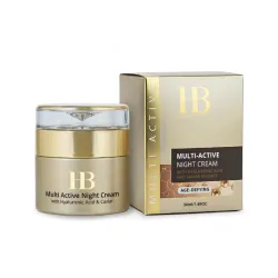 H&B PREMIUM LINE Multi-Active Night Cream with Hyaluronic acid and Caviar Extract