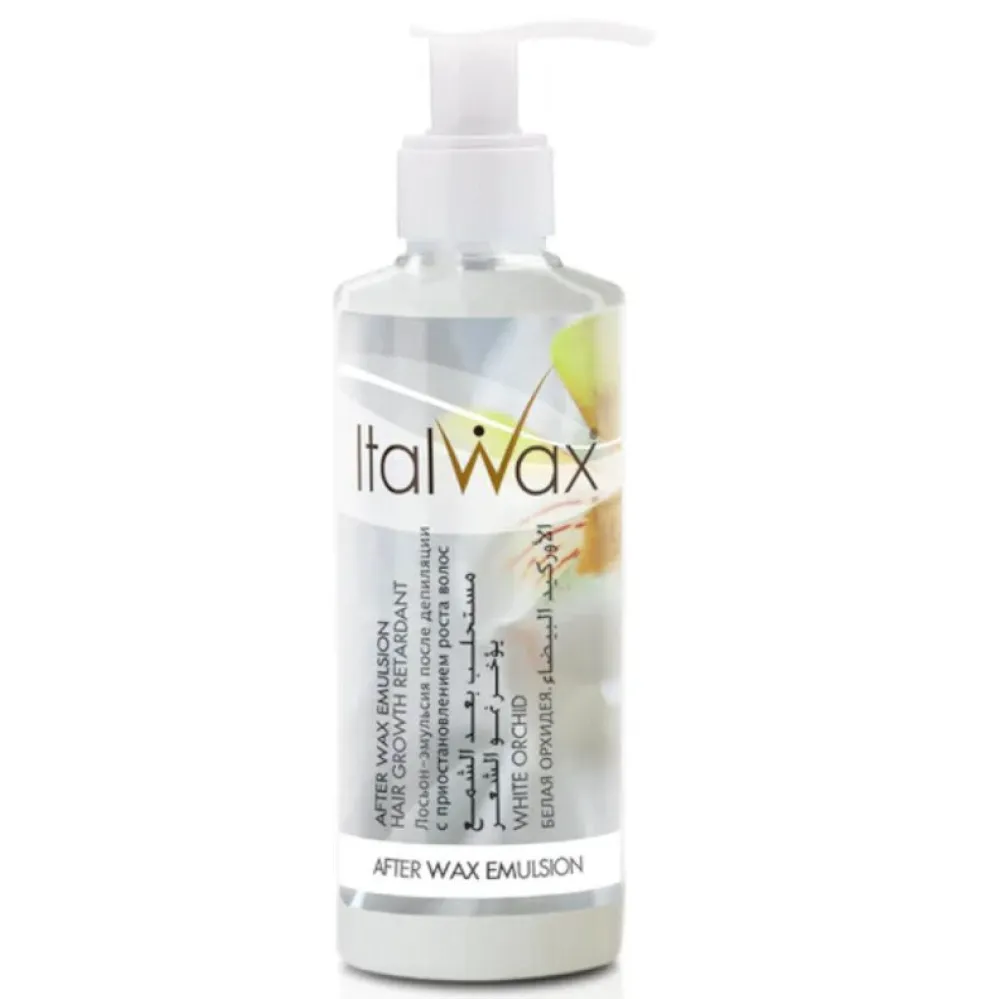 Italwax After Wax Emulsion Hair Growth Retardant White Orchid, 100ml