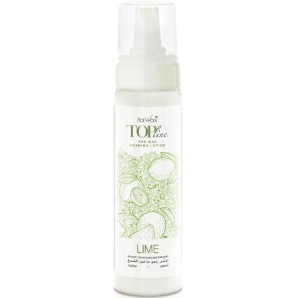 ItalWax Top Line Pre Wax Foaming Lotion LIME, 200ml (CPWF200)