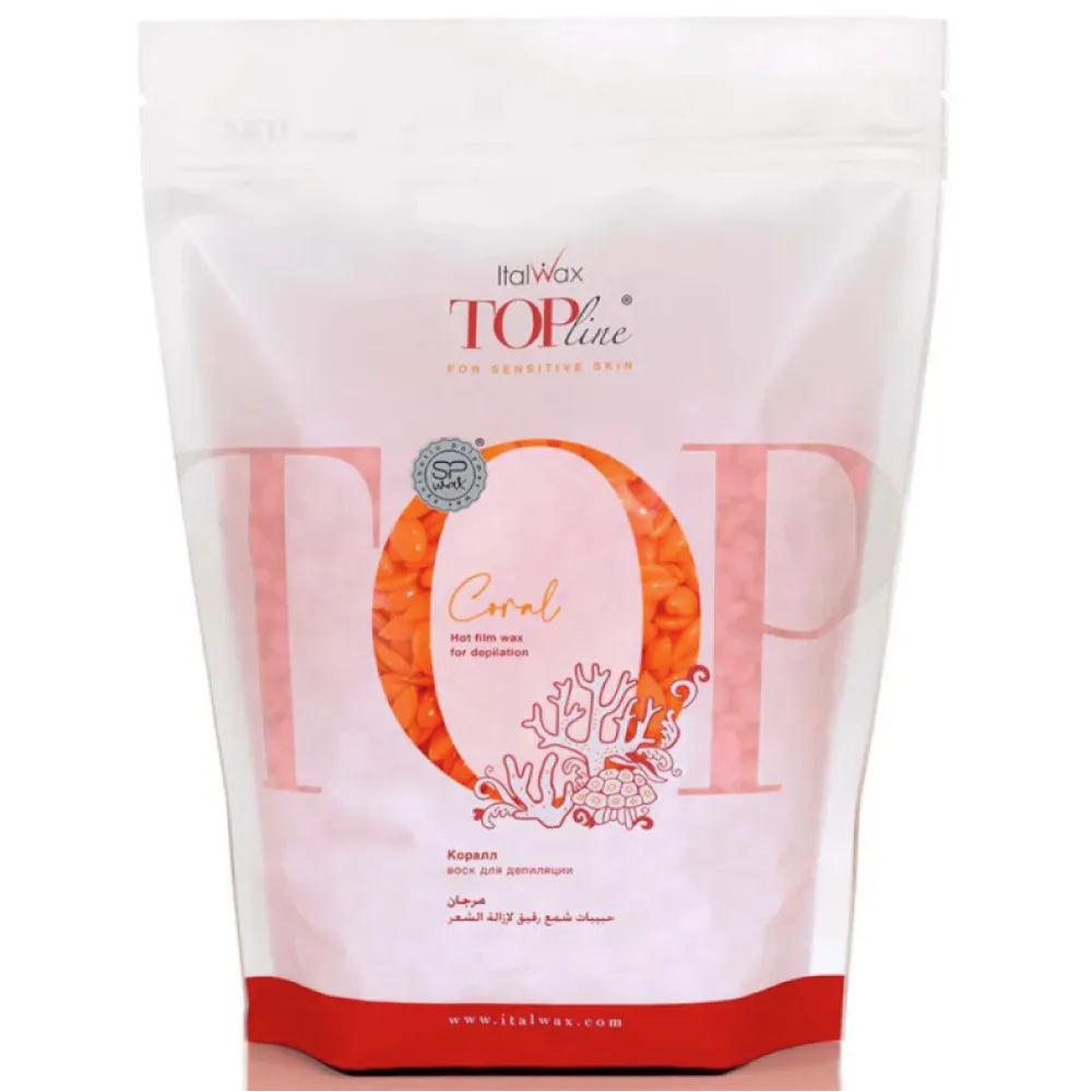 ItalWax Top Formula CORAL - Karsts plēves vasks granulās, 750gr.